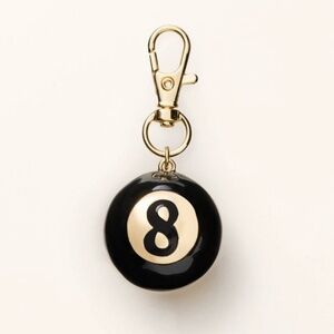 Kate Spade x Target - 8 Ball More Fries Bag Charm Keychain